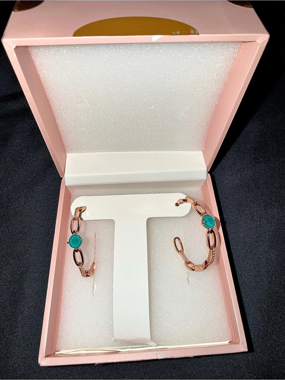 Bomb party jewel candy On The Fly Glam ER27634 Rose Gold Plated earrings